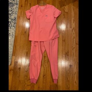 neon pink limited edition scrubs